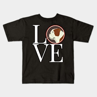 Love Bulldog Square Kids T-Shirt